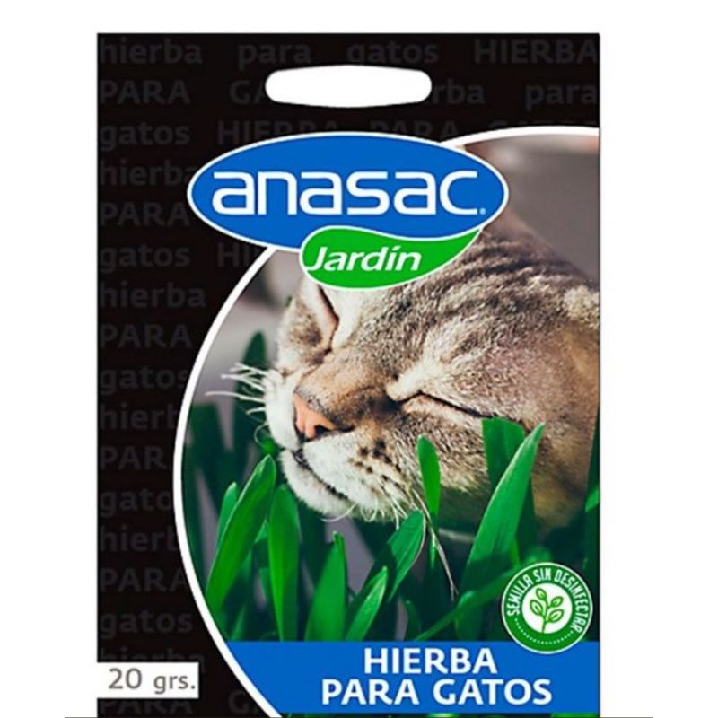 ANASAC - SEMILLA PARA HIERBA DE GATOS 20 Gr