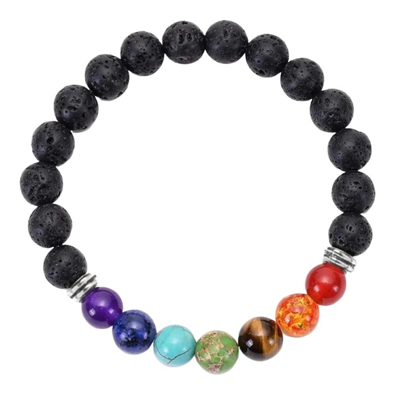 GENERICO - Pulsera de Proteccion 7 Chakras Mujer Y Hombre..
