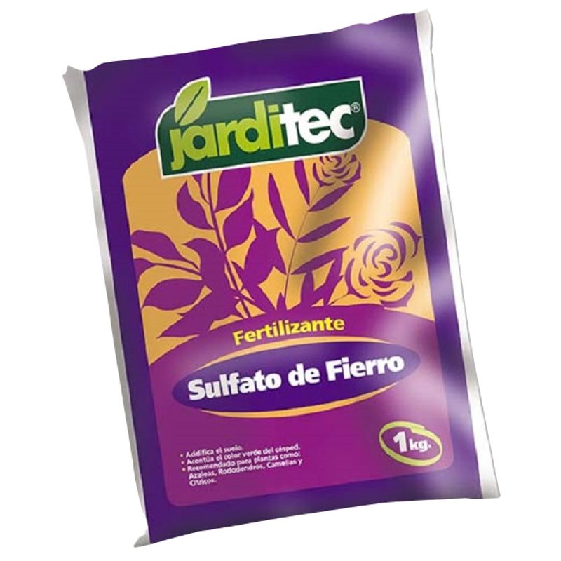 ANASAC - FERTILIZANTE SULFATO DE FIERRO JARDITEC 1 KG