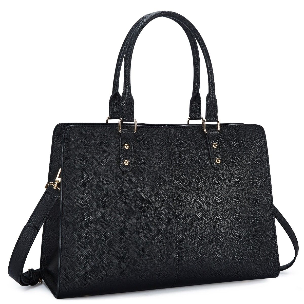 ECOSUSI - Ecosusi Bolso Maletin BOW 15.6"+ bolso de mano - Negro