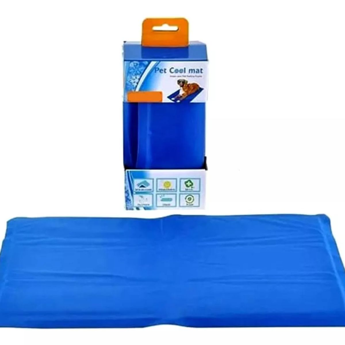 GENERICO - Manta Gel Frio Refrescante Talla L 90x50 Perros Agua