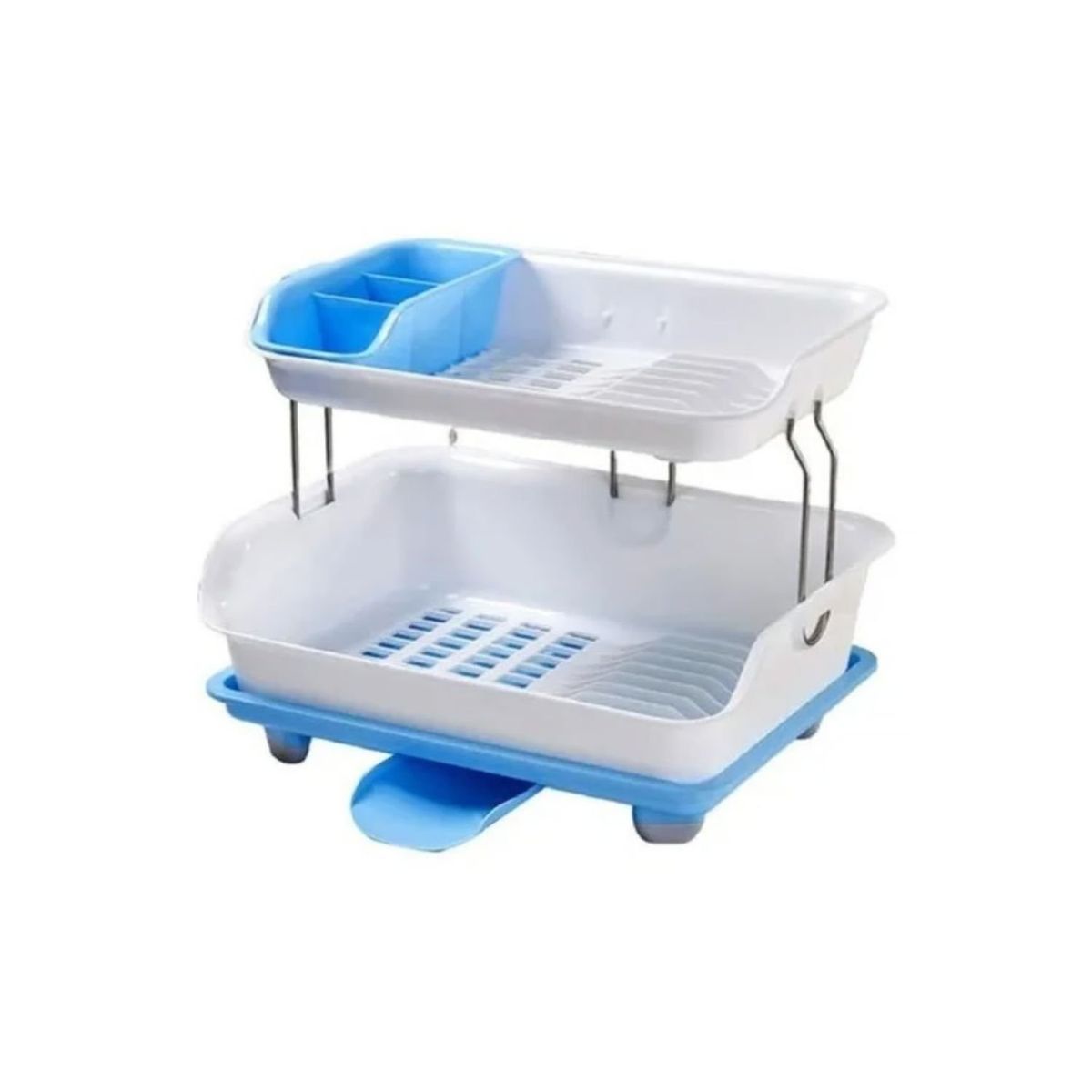 GENERICO - Escurridor Secador De Platos 2 Niveles Garantía.