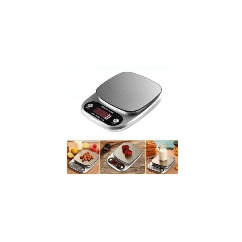 GENERICO - Balanza Peso Pesa Digital Cocina Comercio Gramera 10 Kg.