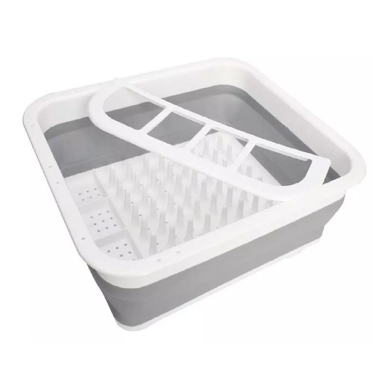 GENERICO - Estante Escurridor Seca Platos Organizador Plegable Lavaloza.