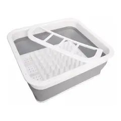 GENERICO - Estante Escurridor Seca Platos Organizador Plegable Lavaloza.