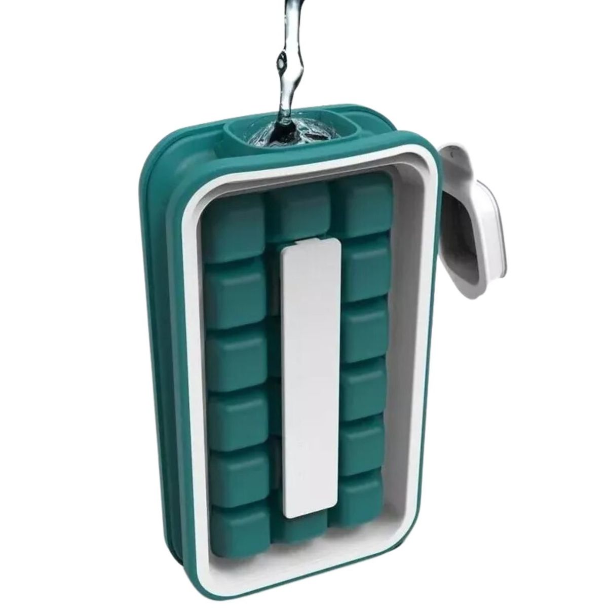 GENERICO - Cubetera Hielera Portátil Molde Contenedor Retráctil Hielo.