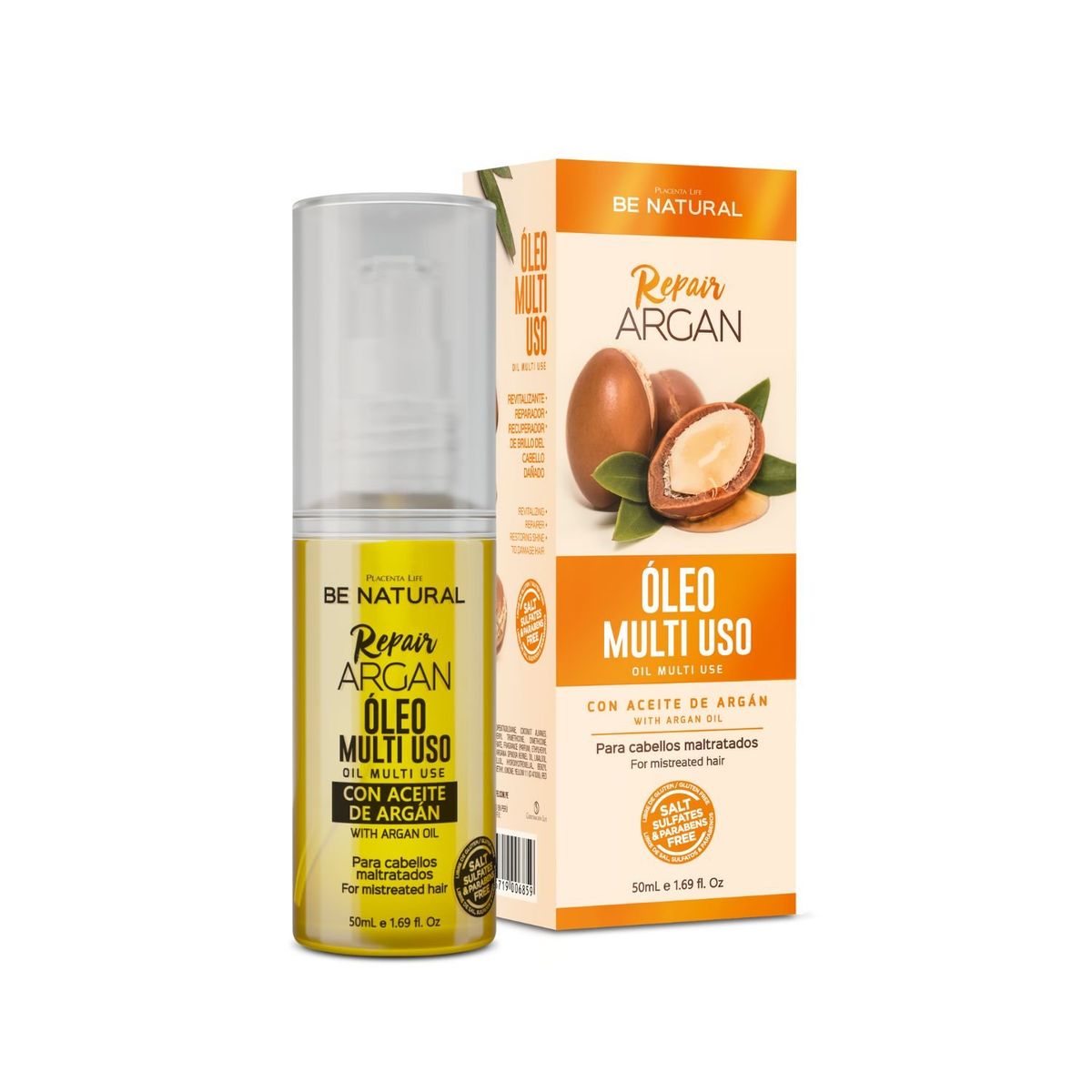 PLACENTA LIFE BE NATURAL - Aceite Repair Argan Be Natural 50ml