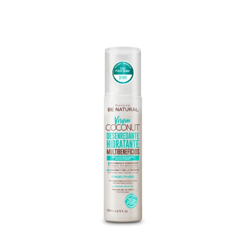 PLACENTA LIFE BE NATURAL - Desenredante Multibeneficios Virgin Coconut Be Natural 200ml