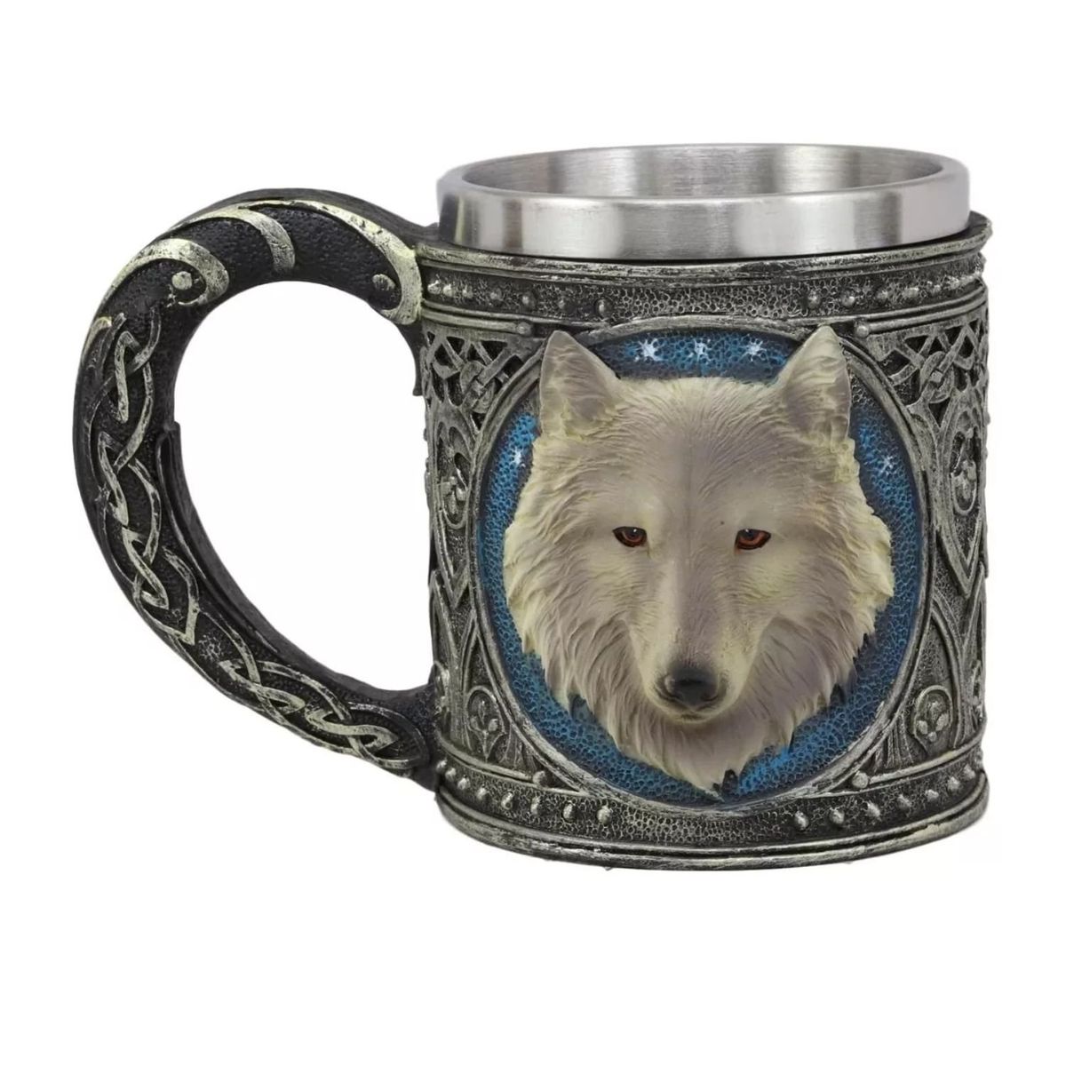 GENERICO - Taza Lobo Stark Game Of Thrones Tazon Mug.