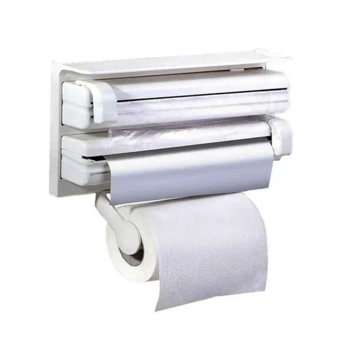 GENERICO - Dispensador Corta Fácil Triple Papel De Cocina Toalla Nova.