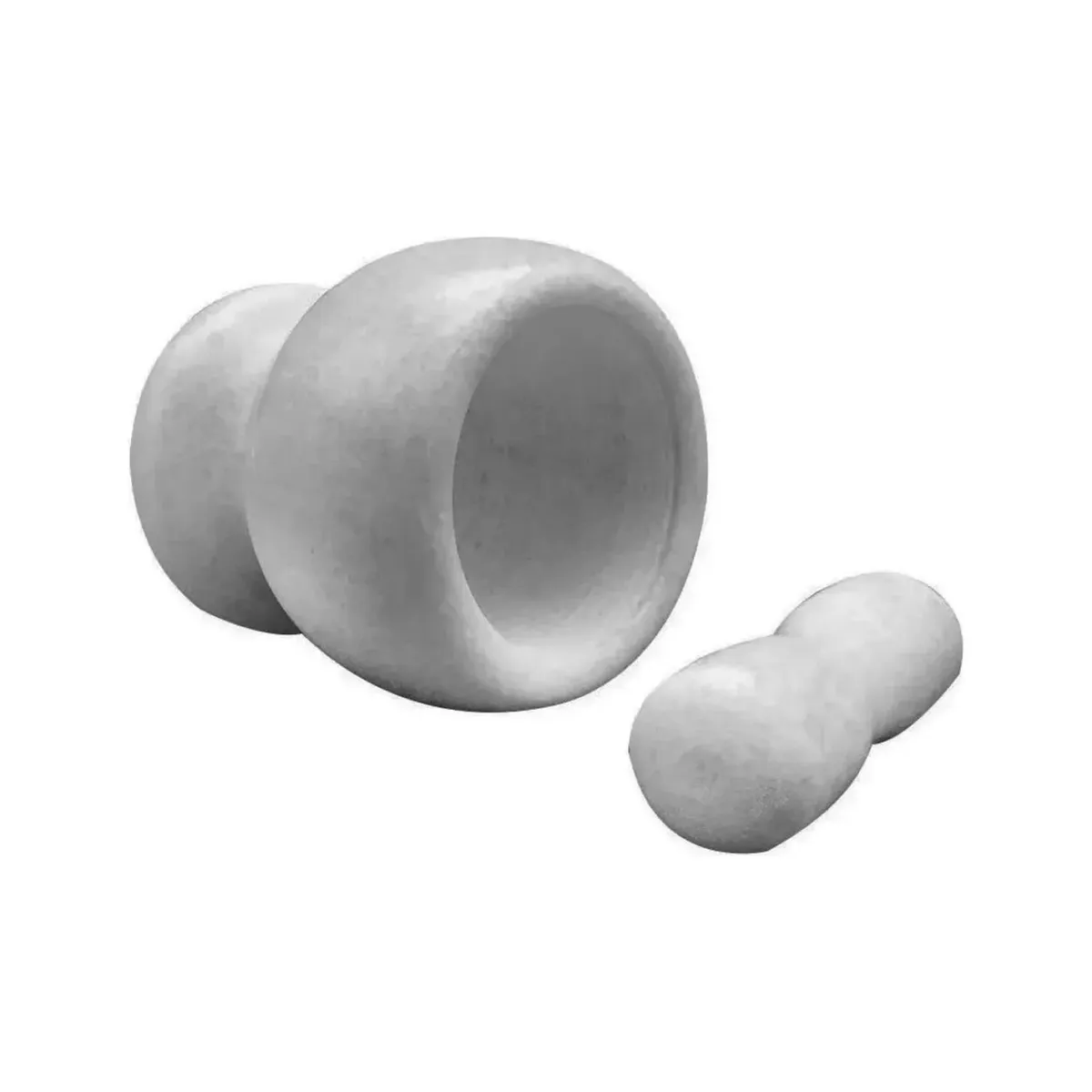 GENERICO - Mortero De Mármol Moledor Hierba Mezcla Tritura