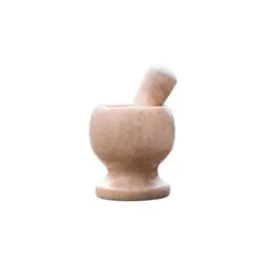 GENERICO - Mortero De Mármol Moledor Hierba Mezcla Tritura