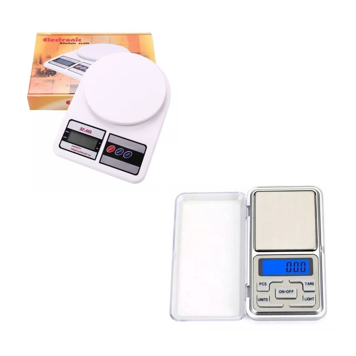 GENERICO - Balanza Digital De Cocina + Pesa Gramera Hasta 200 Gr..