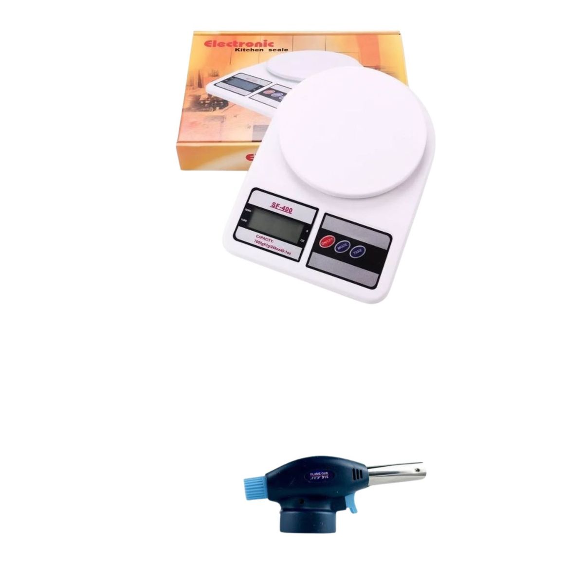 GENERICO - Set Brocha Y Mezquino + Balanza + Soplete + Gas