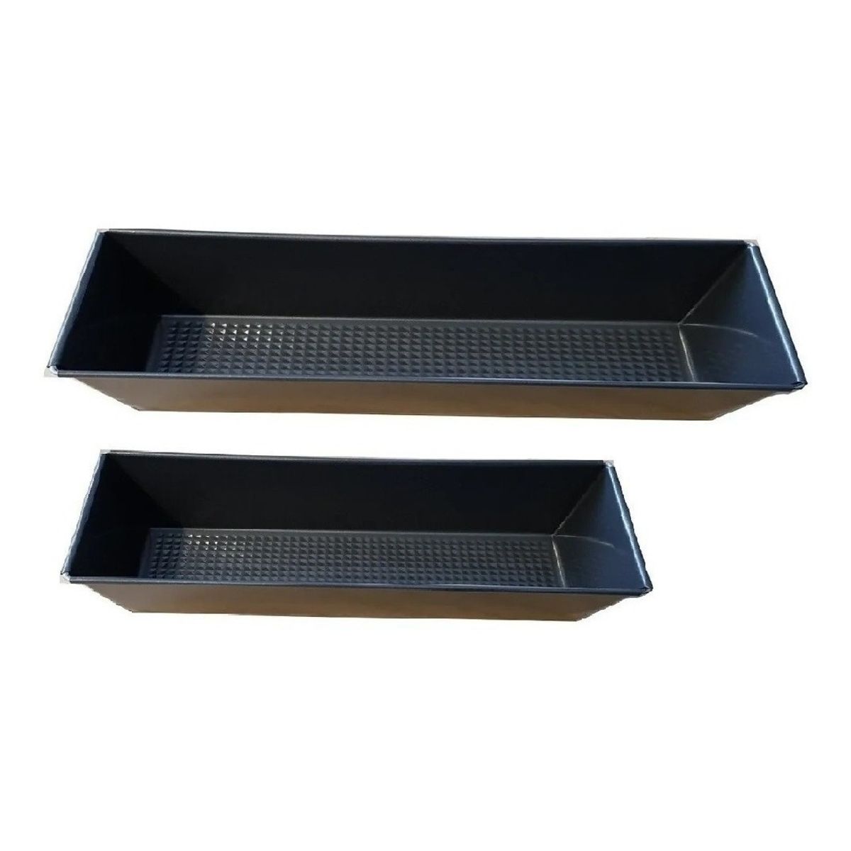 GENERICO - Pack X2 Molde Pan Molde Para Pan De Molde Queque 20cm 30cm.