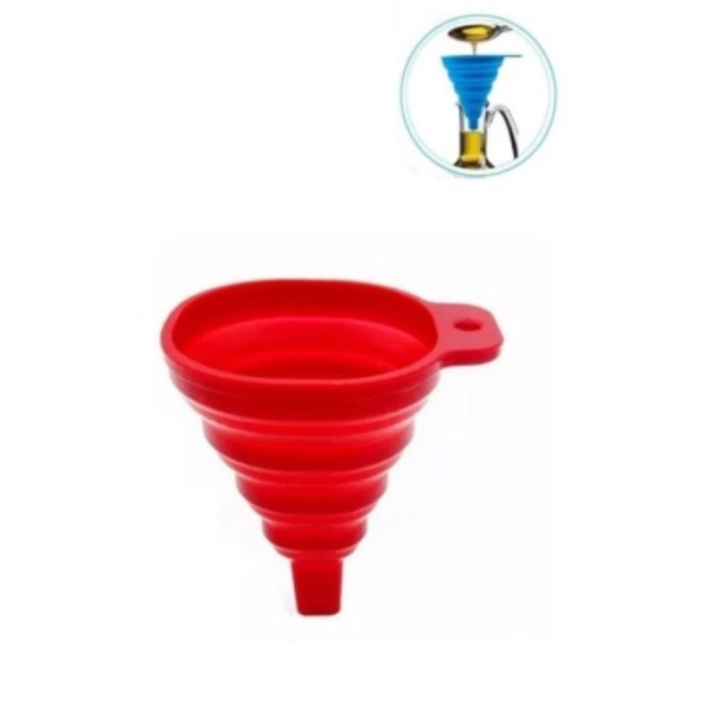 GENERICO - Embudo Plastico Embudo De Silicona Plegable Embudo Multiuso.