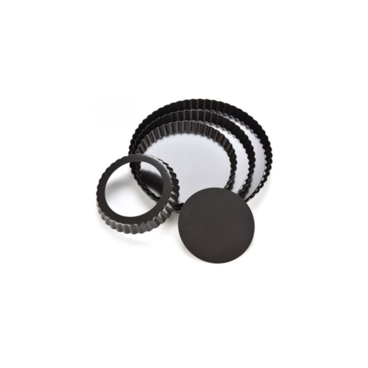 GENERICO - Pack X4 Moldes Desmontables Molde Desmontable 26 28 30 32 Cm.