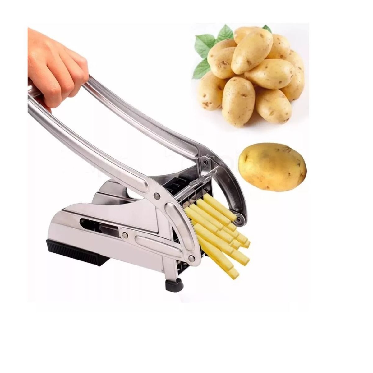 GENERICO - Cortador De Papas Fritas Zanahoria Verduras Acero Inoxidable.