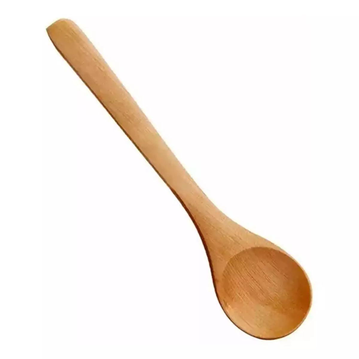 GENERICO - Set 6 Cucharas Bambú Reutilizable Cucharitas Pebre Dip Salsa.