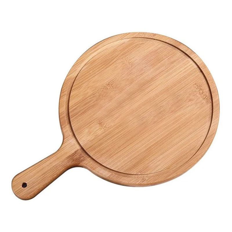 GENERICO - Plato De Madera Para Pizza Alimentos De 24 Cm