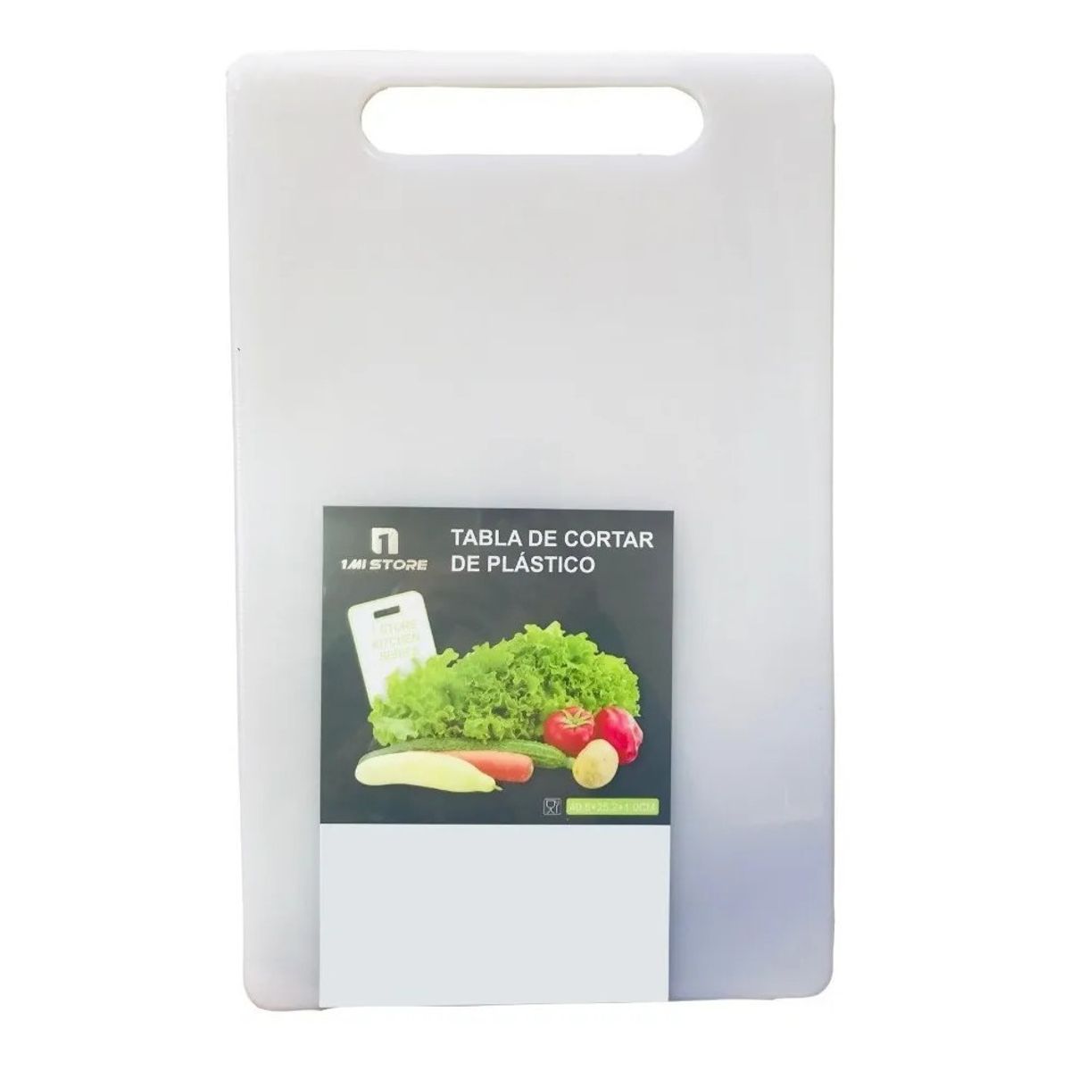 GENERICO - Tabla De Cortar Y Picar De Cocina Plástico 40x25x0,8cm.