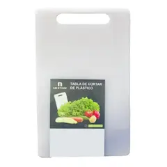 GENERICO - Tabla De Cortar Y Picar De Cocina Plástico 40x25x0,8cm.