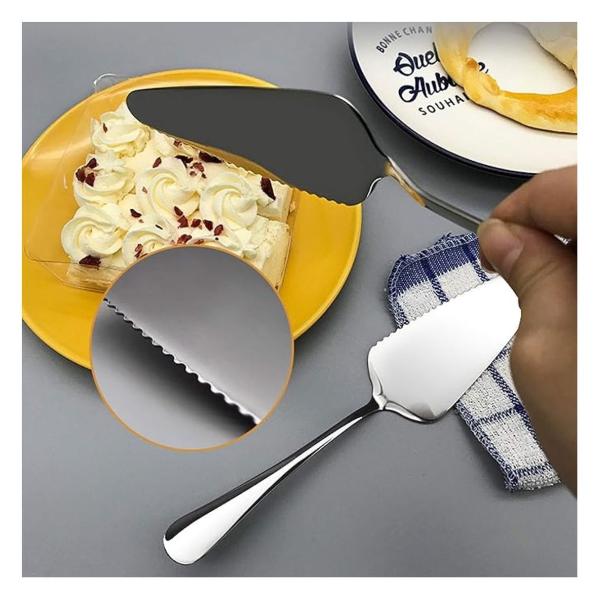 GENERICO - Espátula Para Servir Tortas Pizzas Pie Espátula Repostería.