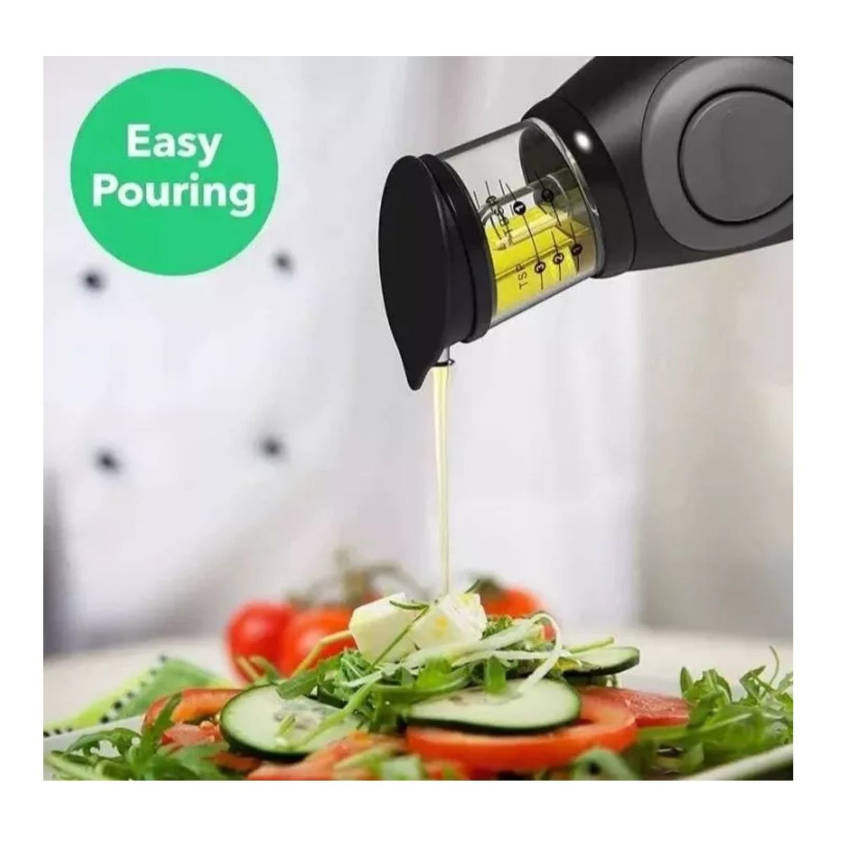 GENERICO - Botella Dispensador Aceite Vinagre De Vidrio Para Cocina.