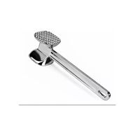 Martillo Ablandador De Carne Doble Cara Acero Inoxidable.