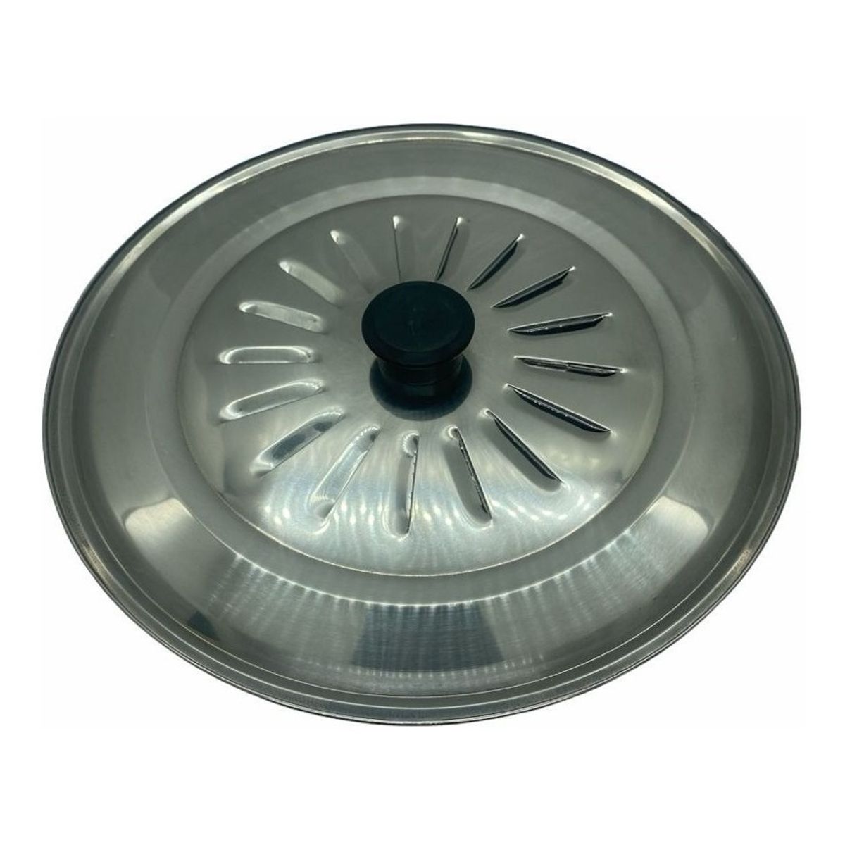 GENERICO - Tapa Para Olla Acero Inoxidable Con Salida De Vapor 30cm.