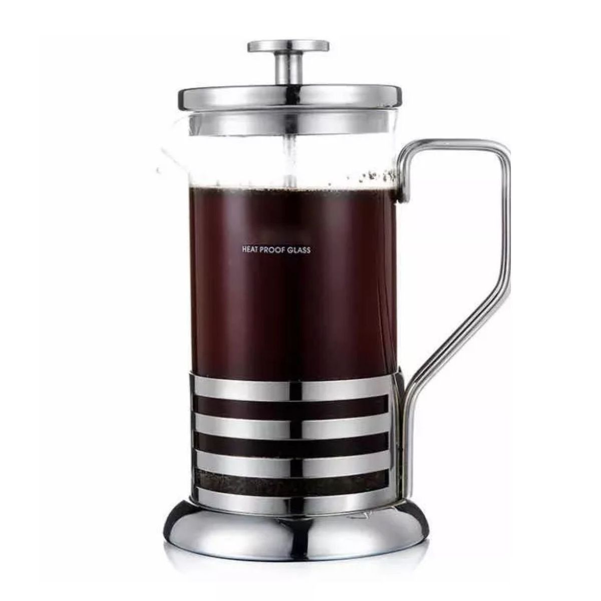 GENERICO - Cafetera Manual De Acero Inoxidable Tetera Té Portátil 600ml.