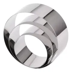 GENERICO - Set 3 Moldes Circulares Cortador Reposteria Cocina
