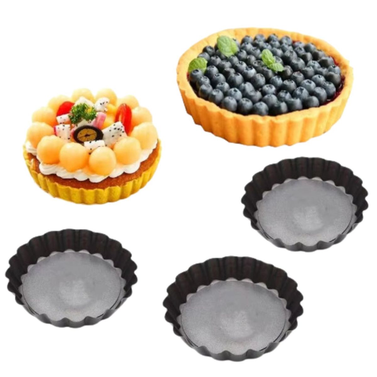 GENERICO - Molde Para Tartas Bandejas Repostería Cocina 28 cm.