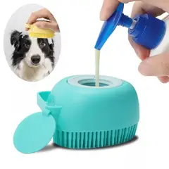 GENERICO - Cepillo Para Baño Mascotas Con Dispensador Automatico Calipso