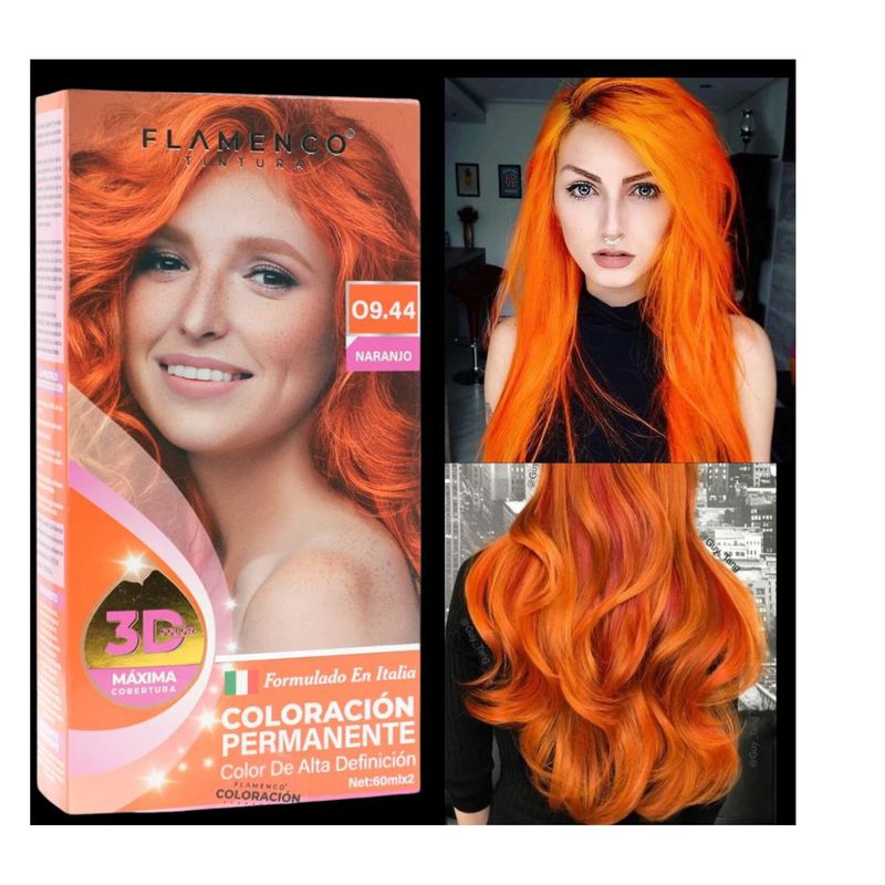 FLAMENCO - Tinturas De Cabello acabado brillante y duradero PERMANENTE