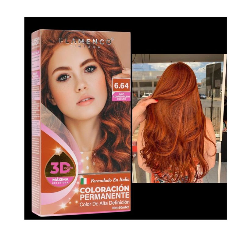 FLAMENCO - Tinturas De Cabello acabado brillante y duradero PERMANENTE