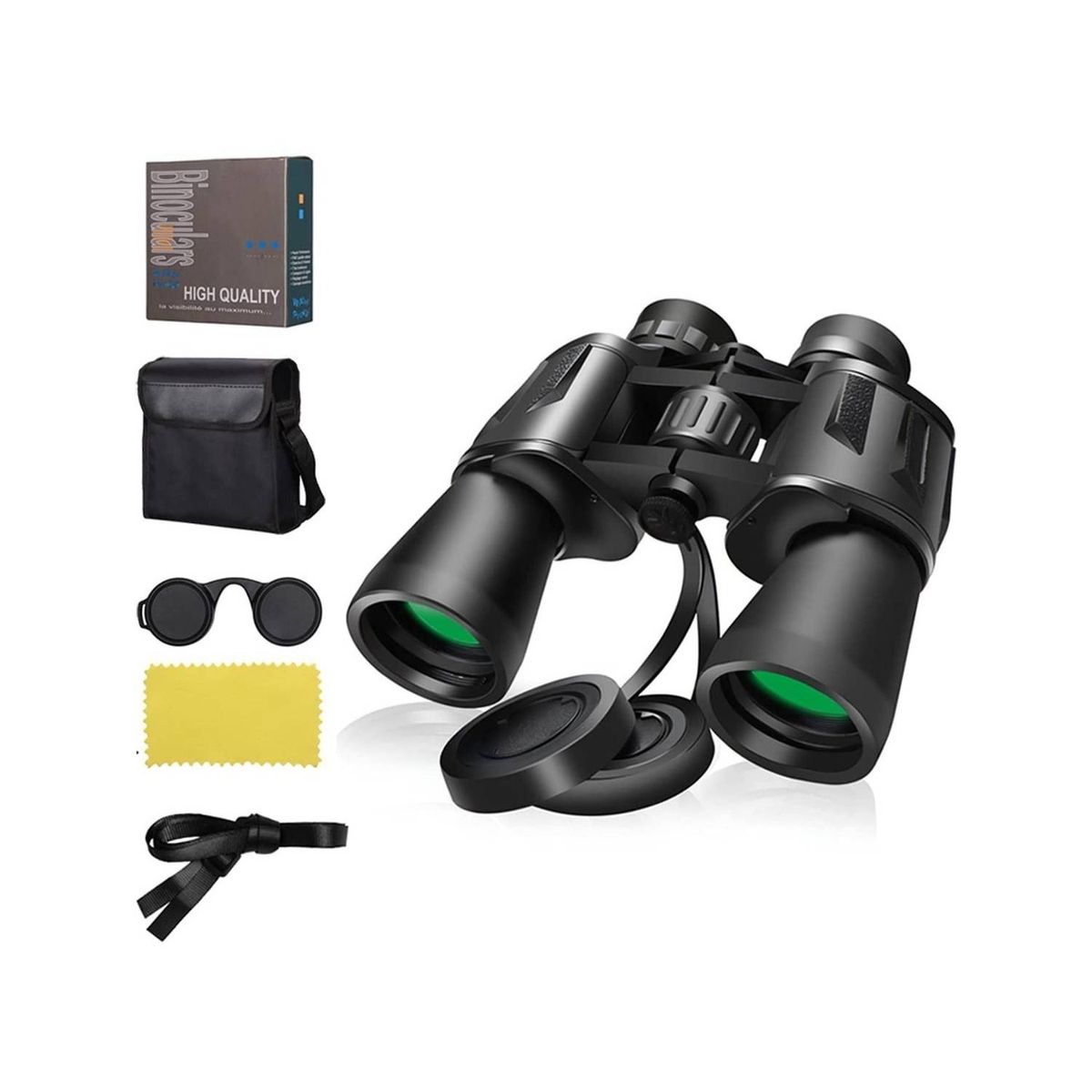 GENERICO - Binoculares 10 pulgadas zoom 20x50  Multifuncional Con Estuche ITM702