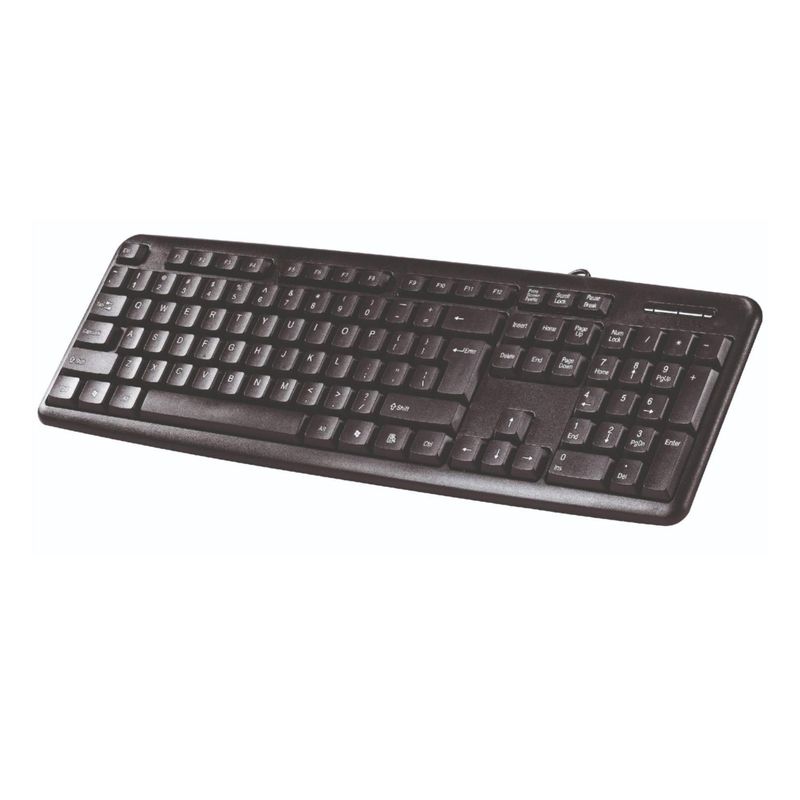 DBLUE - Teclado USB Para PC Laptop Negro Dblue
