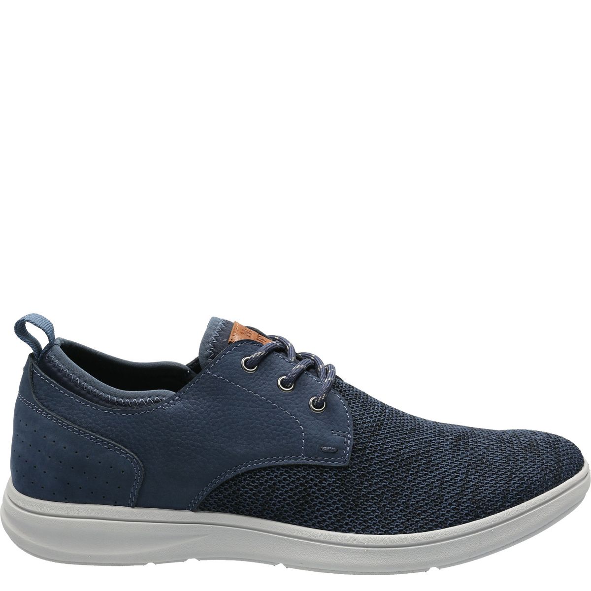 HUSH PUPPIES - Zapatilla Cuero Hombre Port Azul HUSH PUPPIES