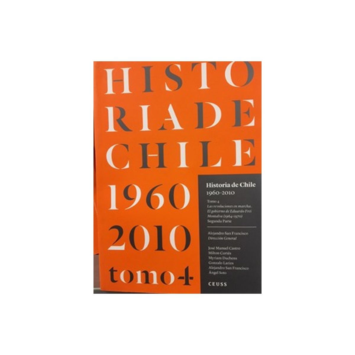 TOP10BOOKS - LIBRO Historia De Chile canales oficiales Tomo 4 (tapa
