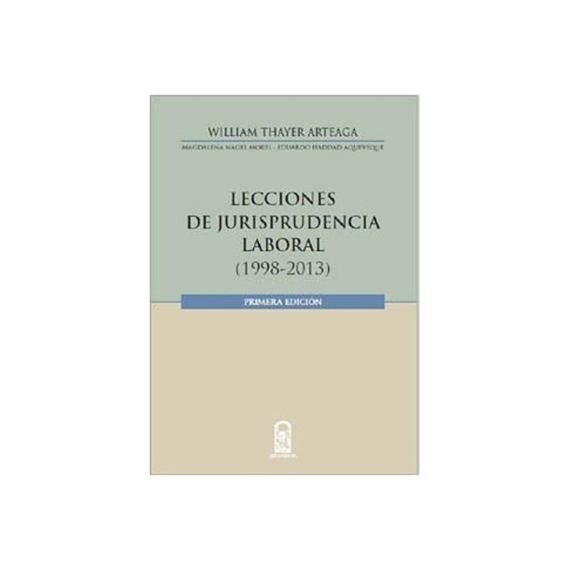 TOP10BOOKS - Libro LECCIONES DE JURISPRUDENCIA LABORAL 1998-2013