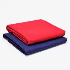 ARTHOME - PACK 2 SABANAS ROJO + AZUL 144 HILOS.