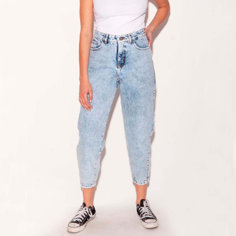 MOMCHIC - Jeans Calce Globo Lourdes