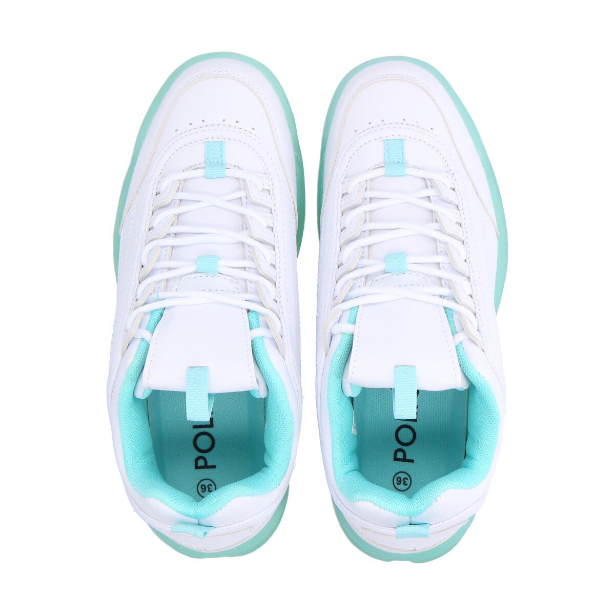 POLICE - Zapatilla Urbana Mujer Blanco/Verde Amalia Police