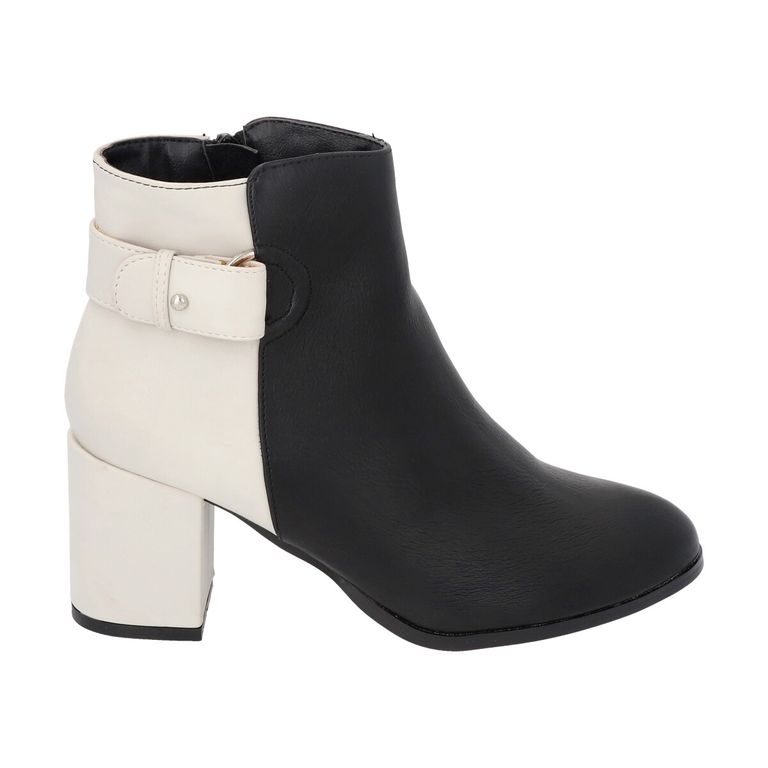 Botin Mujer Negro Rodas 11