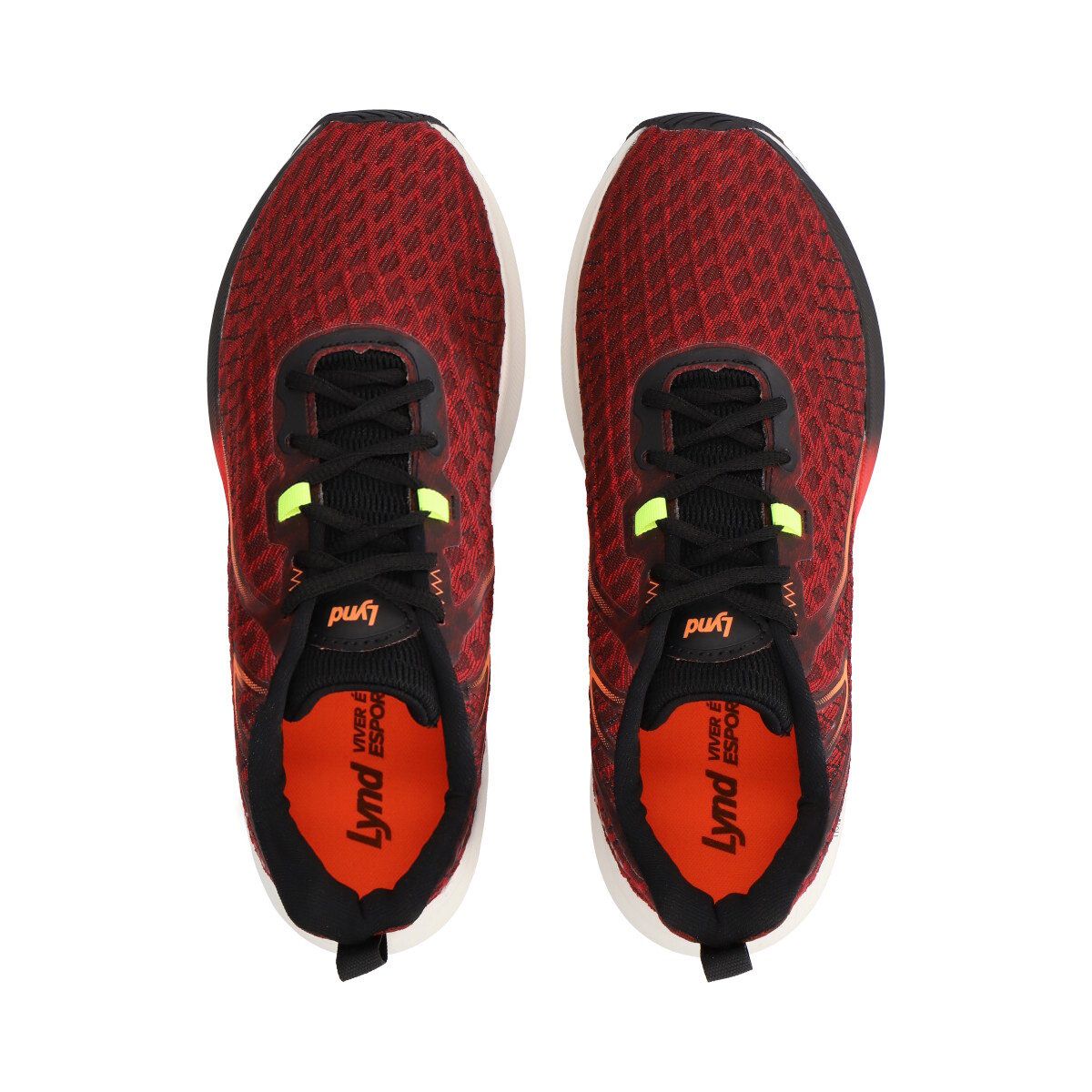 LYND - Zapatilla Hombre Grid Rojo Lynd