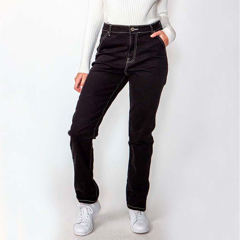 MOMCHIC - Jeans Recto carpintero