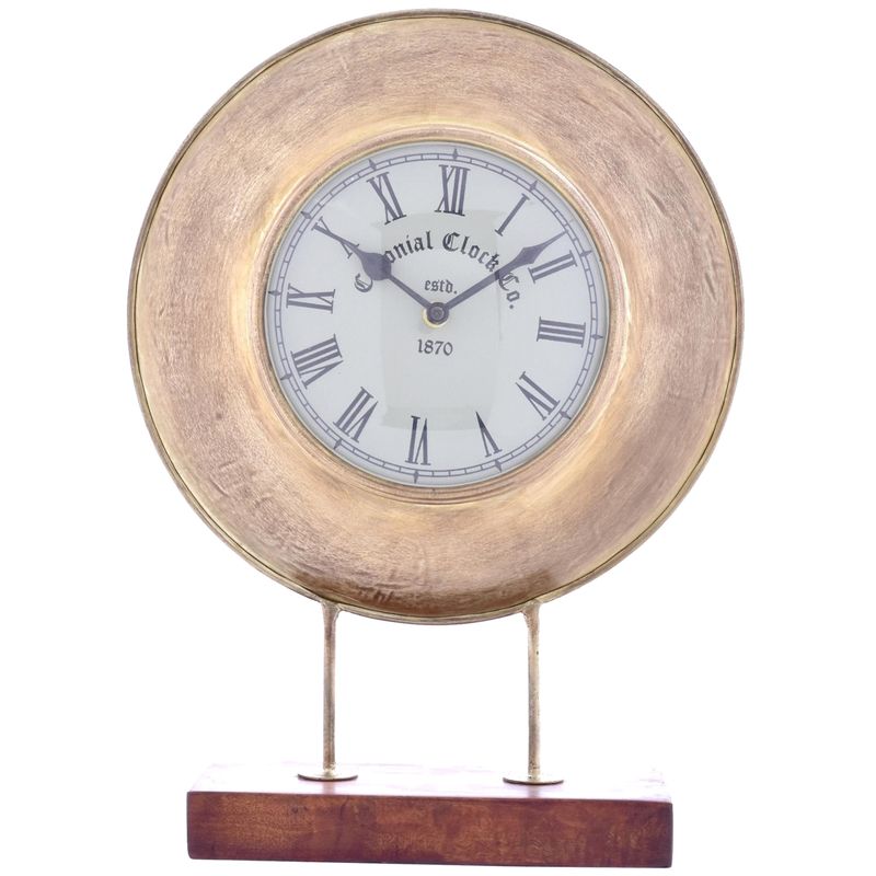 MALLORCA - Reloj Decorativo Amalfi Gold de Mesa