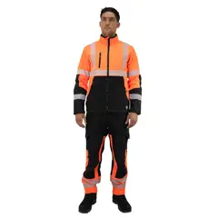 HARDWORK - Chaqueta Softshell HW Oklan Rojo Fluor