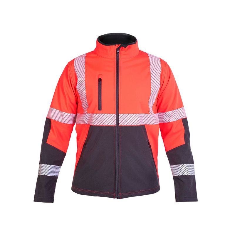 HARDWORK - Chaqueta Softshell Hw Oklan Rojo Fluor